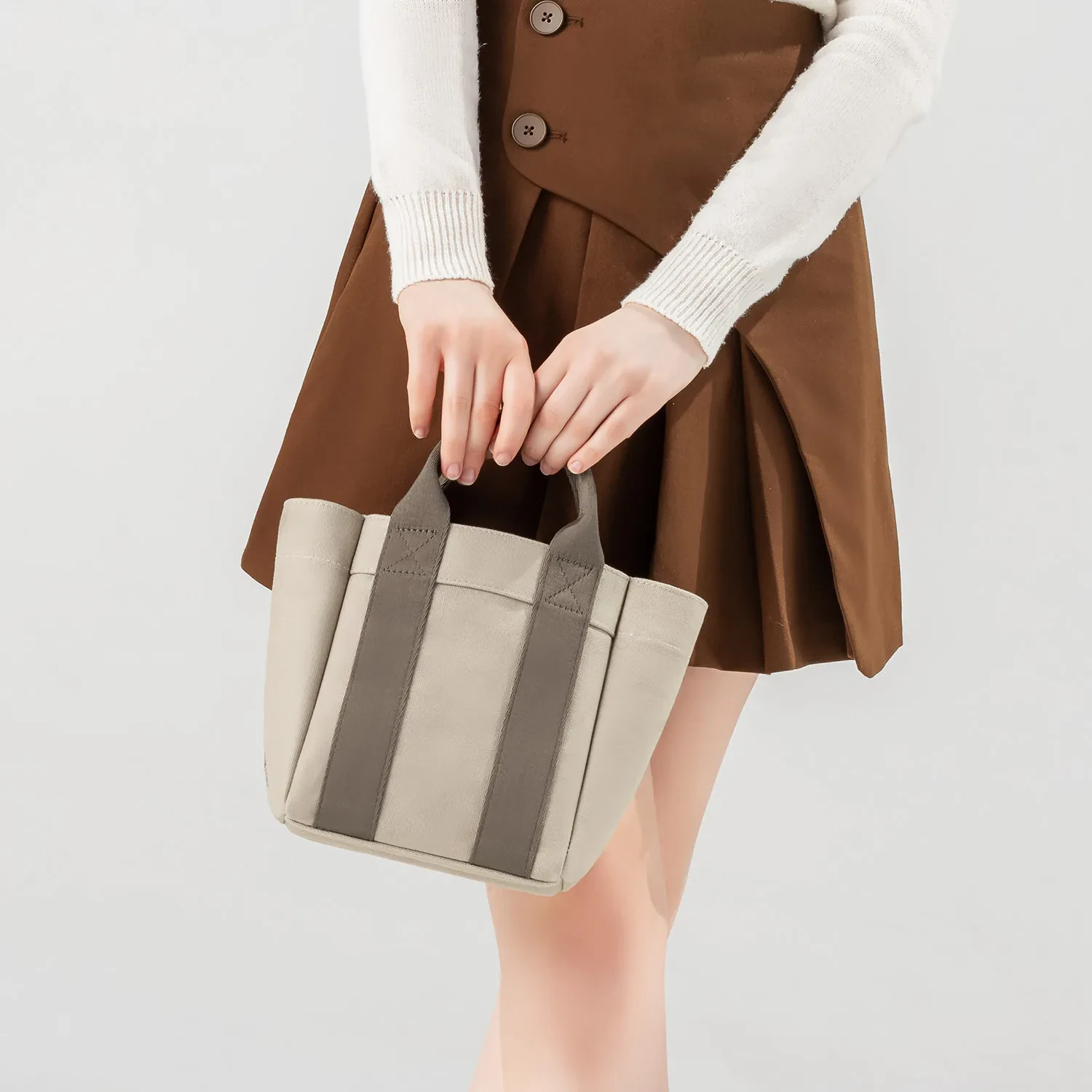 TURA S TOTE - ASH MOCHA
